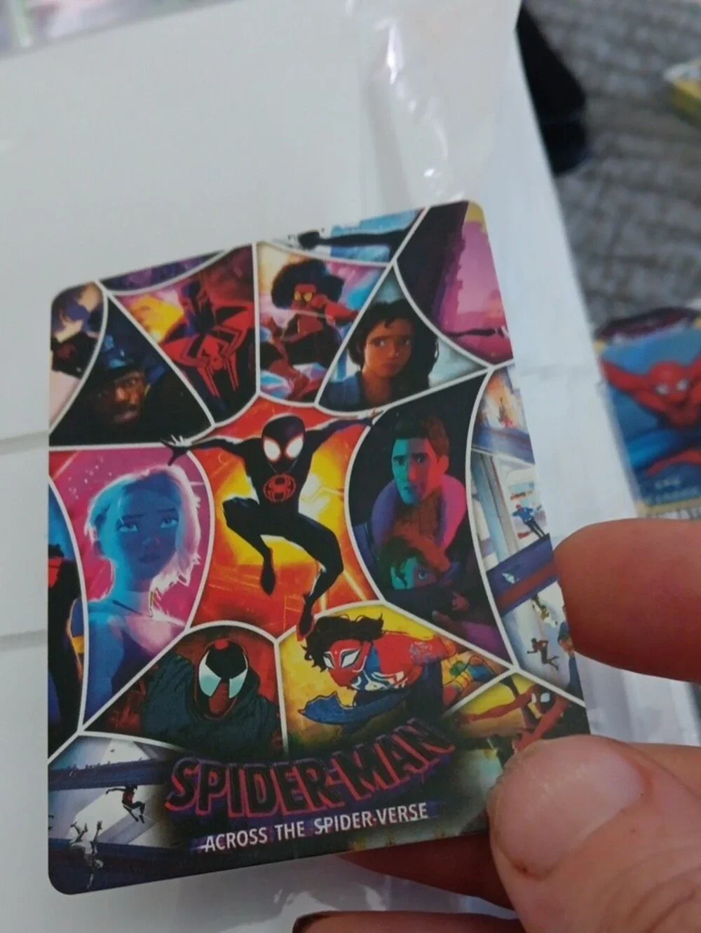 Pokemon Trading Card - Black, Red & Purple Design